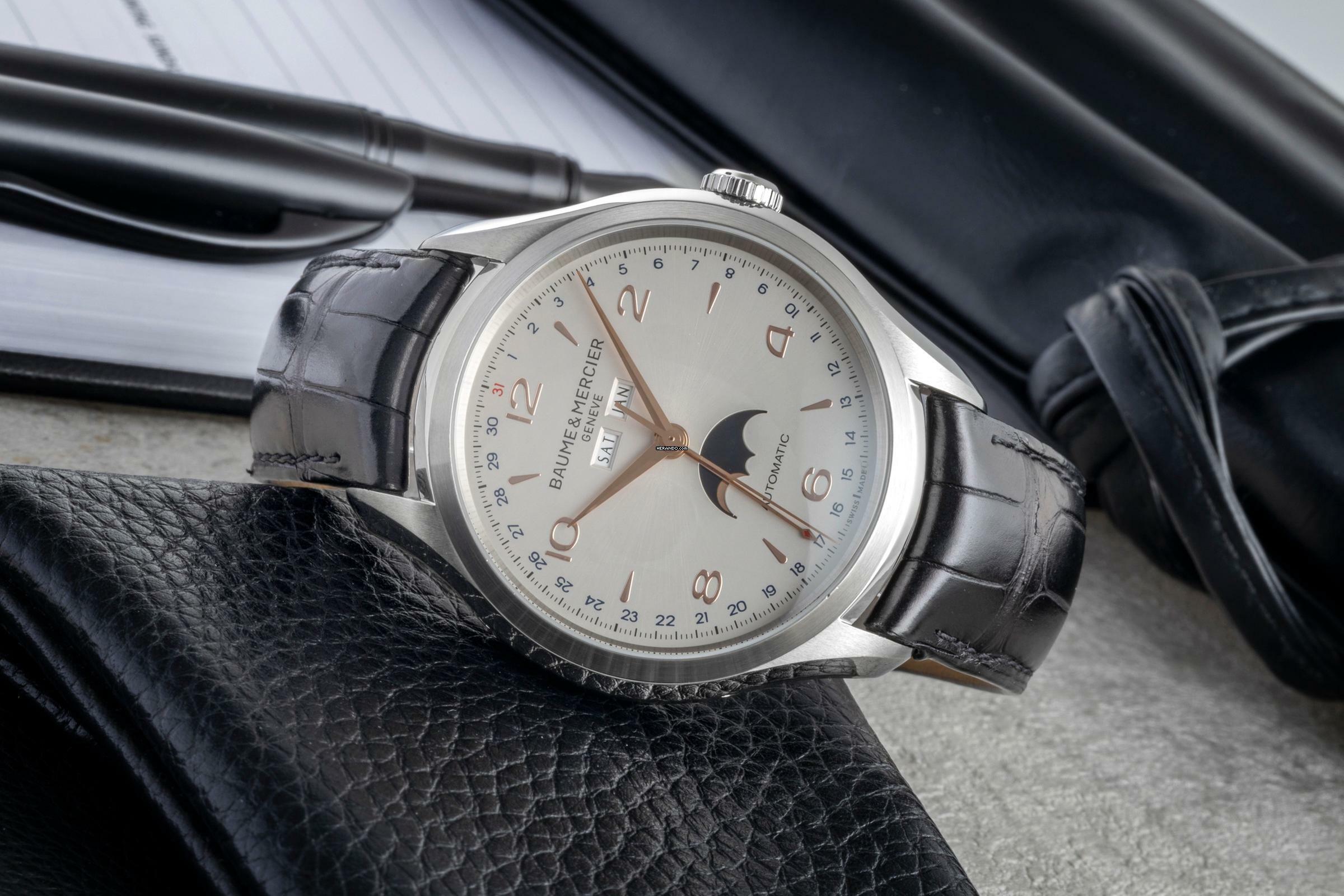 Thumbnail von Baume & Mercier Clifton Stahl Automatik Herrenuhr Ref. M0A10055 65718