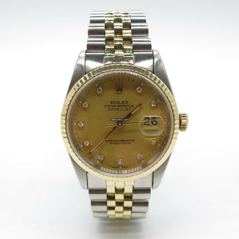 Rolex Datejust 36 Stahl / Gold - Ref.16233 - Jahr: 1992