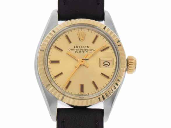  Rolex Lady-Datejust Ref.6917 1975 Box&Beschreibung sehr gut Vintage Oyster Perpetual Date Lady open 6/9 