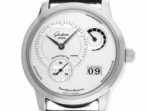 Thumbnail von Glashütte Original PanoMaticReserve PanoMatic Reserve Ref.90-03-02-02-04 2007 Full Set wie Neu Vintage PanoMatic Reserve Faltschließe