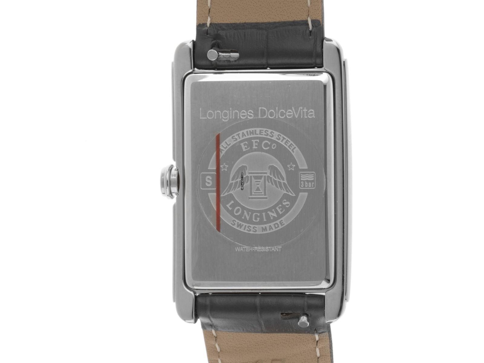 Thumbnail von Longines DolceVita Ref.L5.512.4.75.2 2025 Full Set Ungetragen Dolcevita Krokoleder