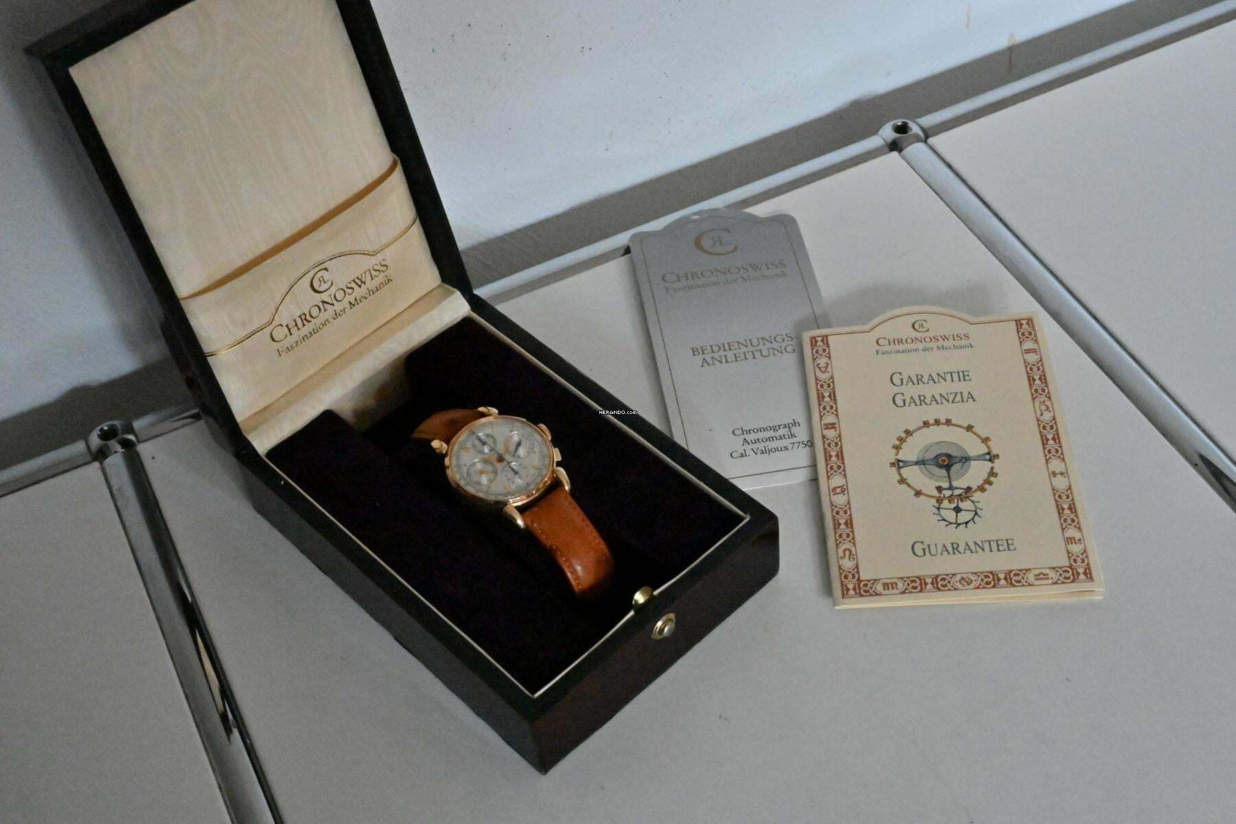 Thumbnail von Chronoswiss Classic Chronograph Klassik Classic 18k Yellow Gold CH7441 77g