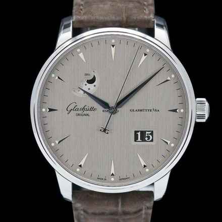  Glashütte Original Senator Excellence Panorama Date Moon Phase NEW FULL SET 