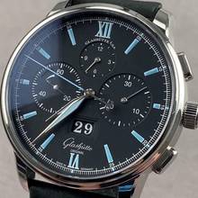 Thumbnail von Glashütte Original Senator Chronograph Panoramadatum Panorama Date NEW FULL SET