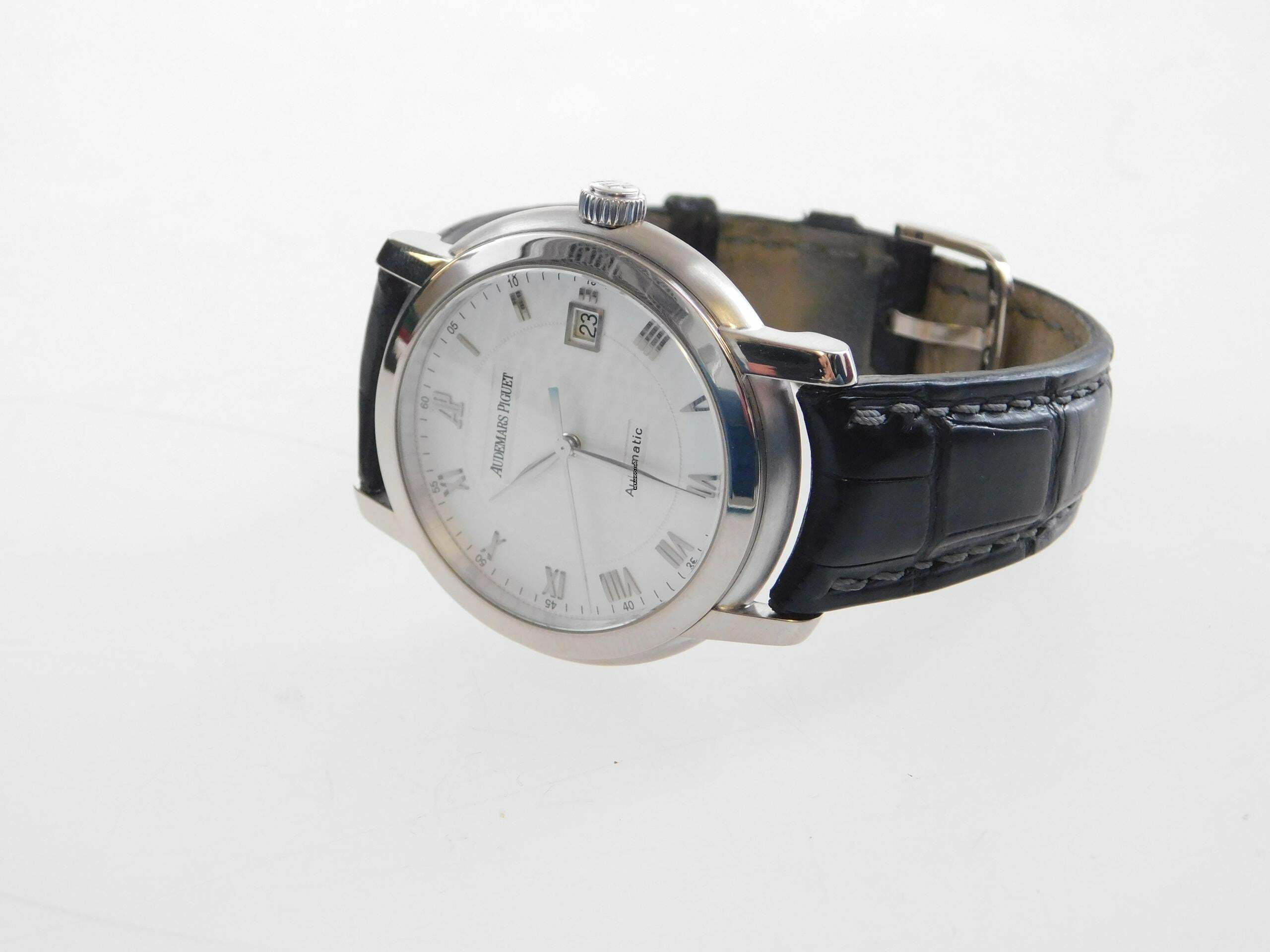 Thumbnail von Audemars Piguet Jules Audemars 3120 Classic 39mm Jumbo Herrenuhr 18 Karat Weißgold Datum Kaliber 3120 Automatik