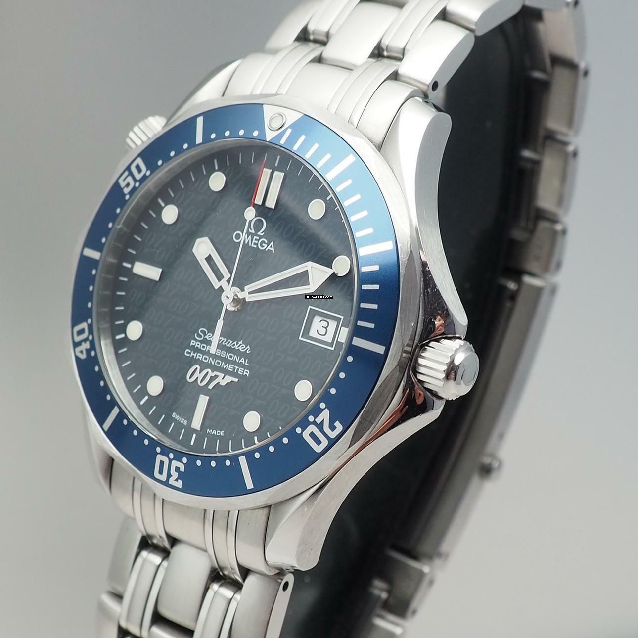 Thumbnail von Omega Seamaster Diver 300 M James Bond 40 Anniversar 25378000 top cond. not polished in its original condition!