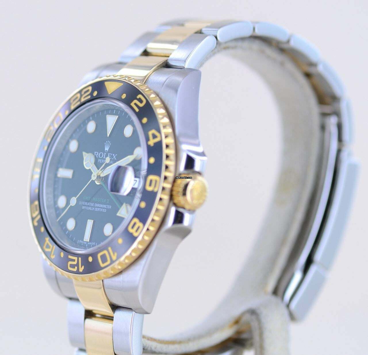 Thumbnail von Rolex GMT-Master II 116713LN black Oysterband Keramik Stahl Gold B+P