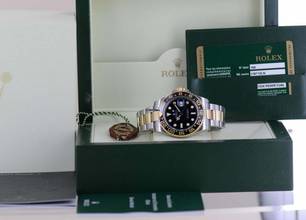Thumbnail von Rolex GMT-Master II 116713LN black Oysterband Keramik Stahl Gold B+P