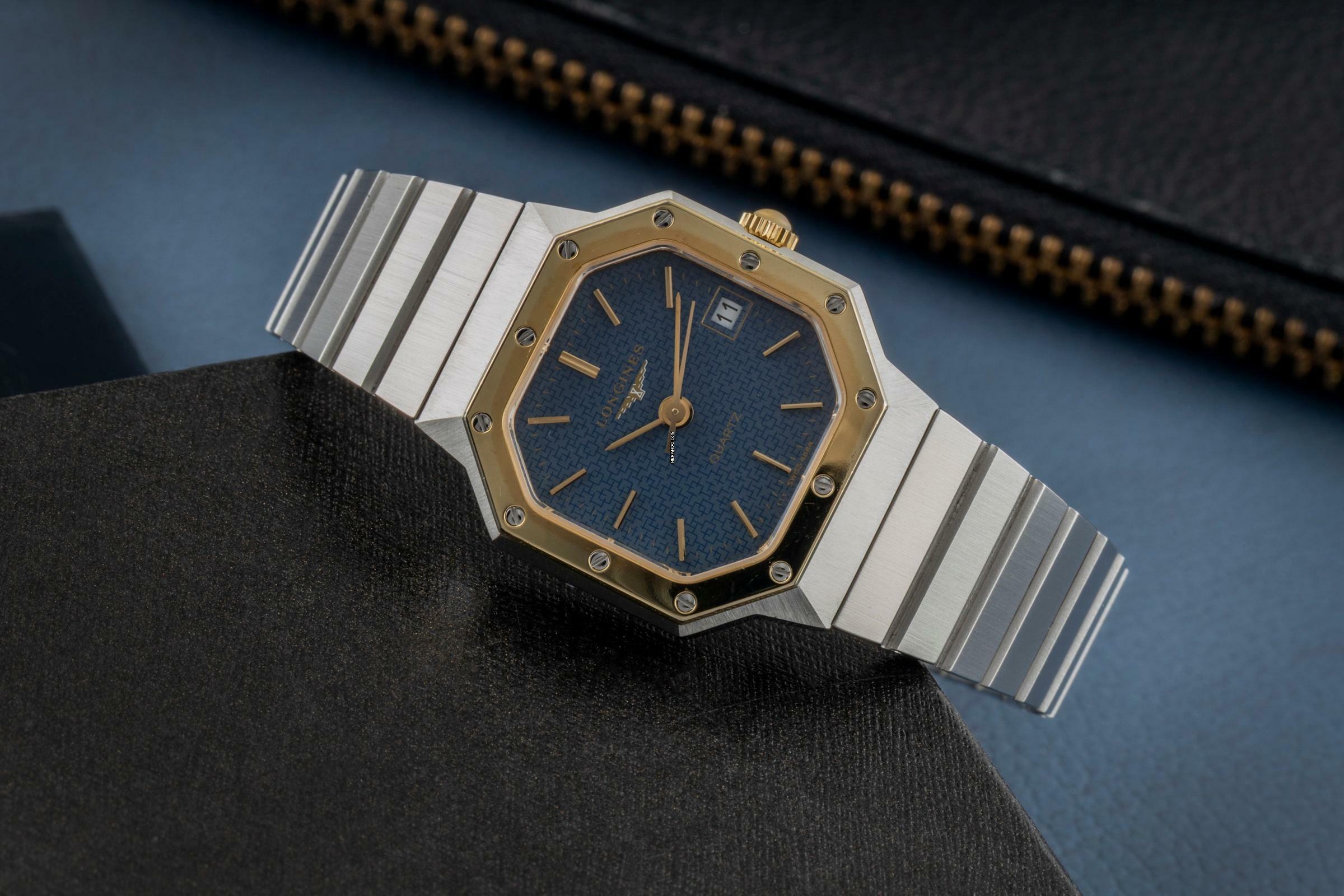 Thumbnail von Longines Octagon Stahl / Gold Quarz Damenuhr Ref. 4864 Klassiker