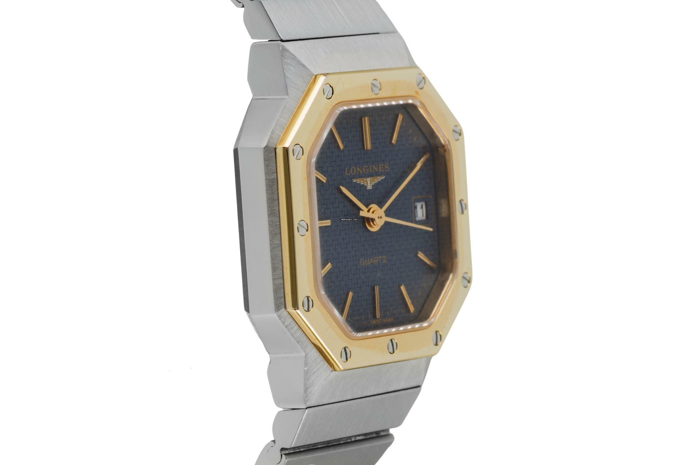 Thumbnail von Longines Octagon Stahl / Gold Quarz Damenuhr Ref. 4864 Klassiker