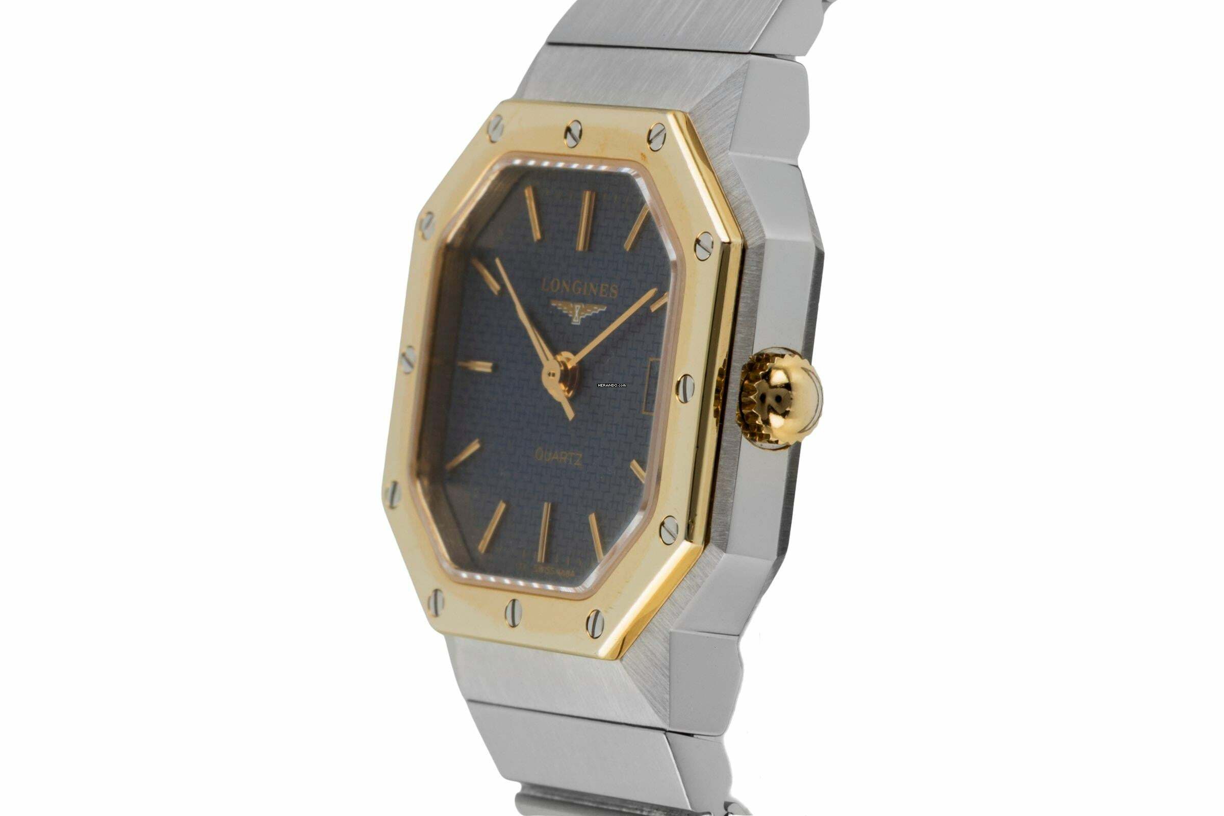 Thumbnail von Longines Octagon Stahl / Gold Quarz Damenuhr Ref. 4864 Klassiker