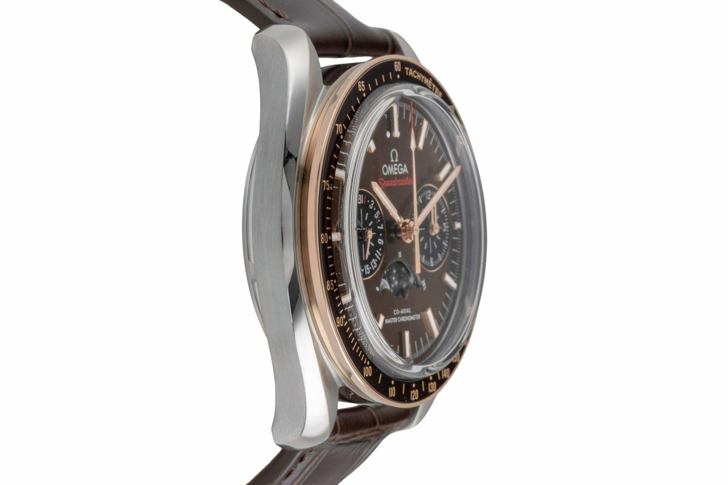 Thumbnail von Omega Speedmaster Moonphase Stahl / Sedna Gold 304.23.44.52.13.001