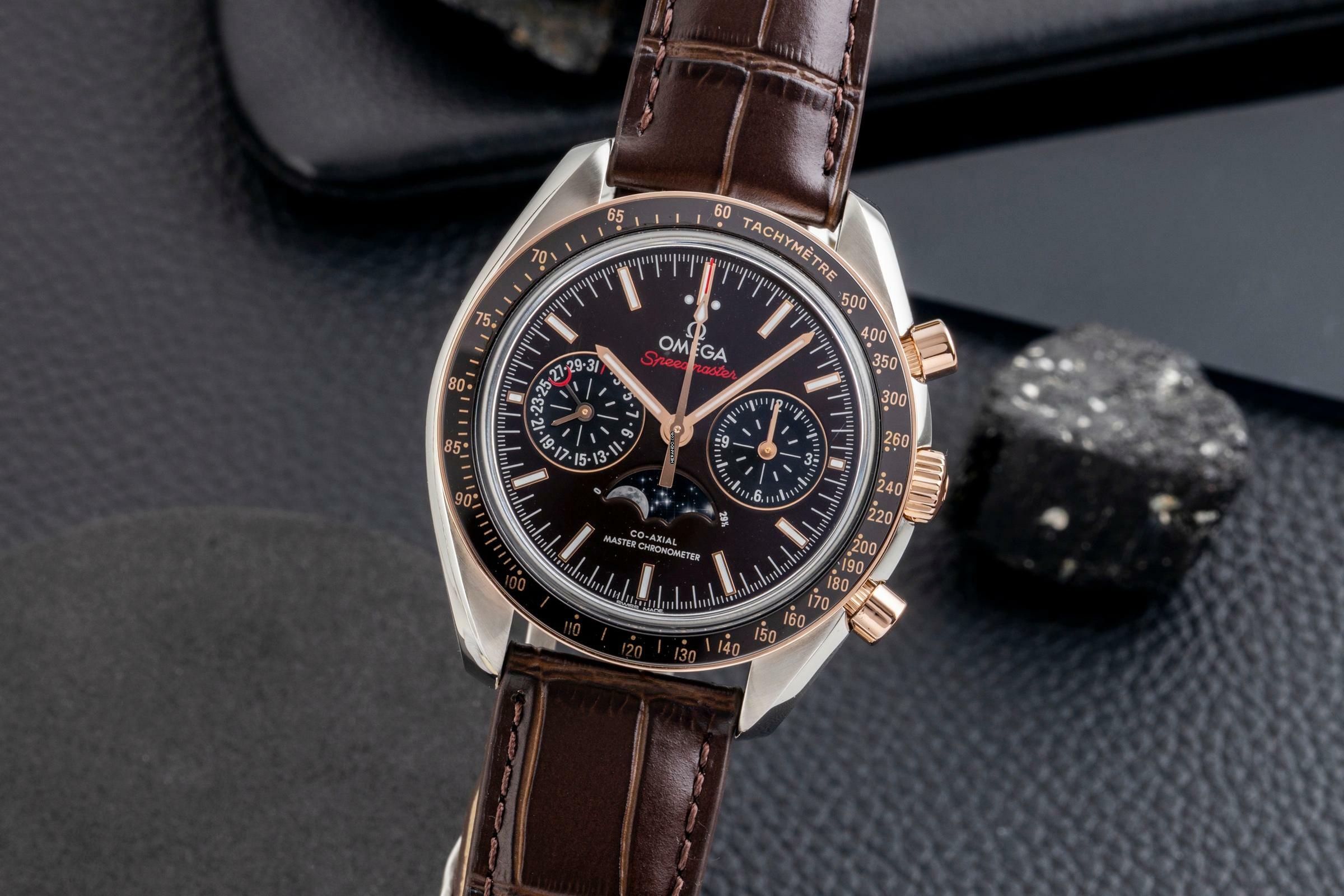 Thumbnail von Omega Speedmaster Moonphase Stahl / Sedna Gold 304.23.44.52.13.001