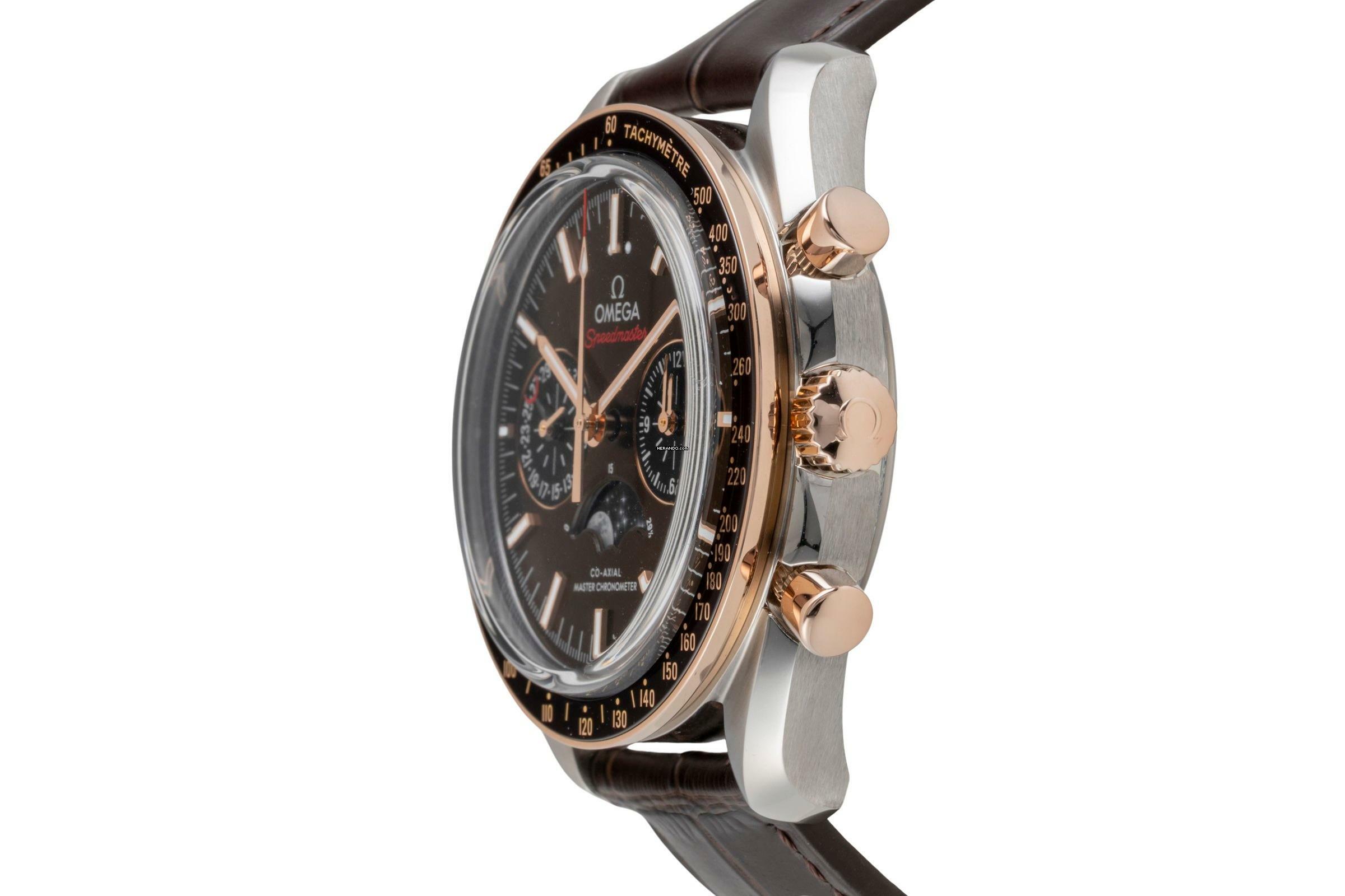 Thumbnail von Omega Speedmaster Moonphase Stahl / Sedna Gold 304.23.44.52.13.001