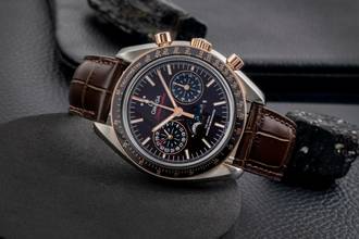 Thumbnail von Omega Speedmaster Moonphase Stahl / Sedna Gold 304.23.44.52.13.001