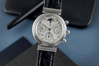 Thumbnail von IWC Da Vinci Perpetual Calendar Chronograph Stahl Perpetual Calendar Automatik Herren Ref IW375011