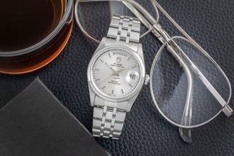 Thumbnail von Tudor Prince Date Day Silver Dial Edelstahl Automatik Ref. 76200 Papiere 2018