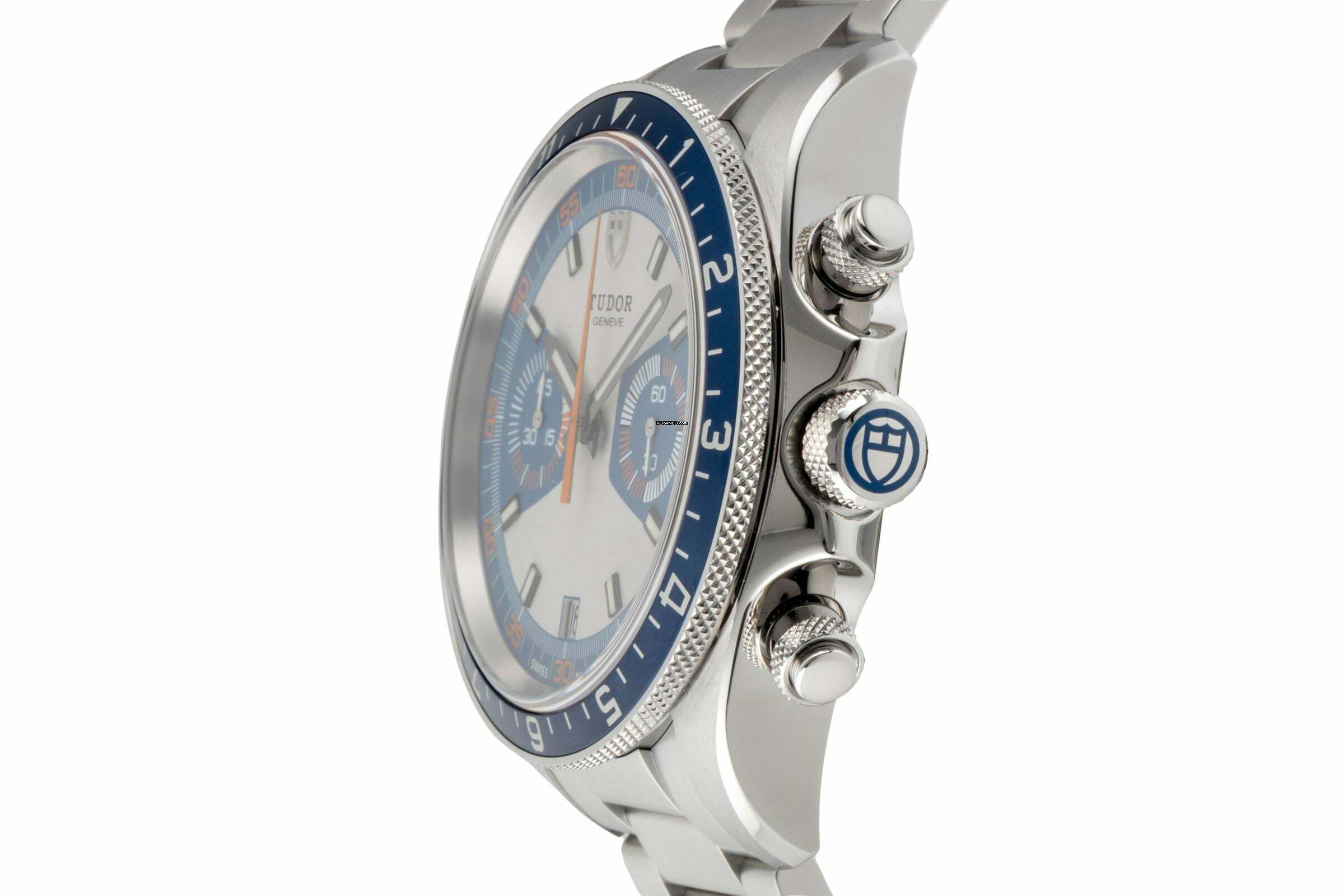 Thumbnail von Tudor Heritage Chrono Blue Chronograph Blue Automatik Edelstahl Ref. 70330B B&P 2022