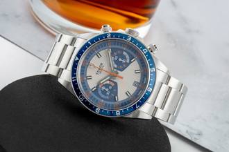 Thumbnail von Tudor Heritage Chrono Blue Chronograph Blue Automatik Edelstahl Ref. 70330B B&P 2022