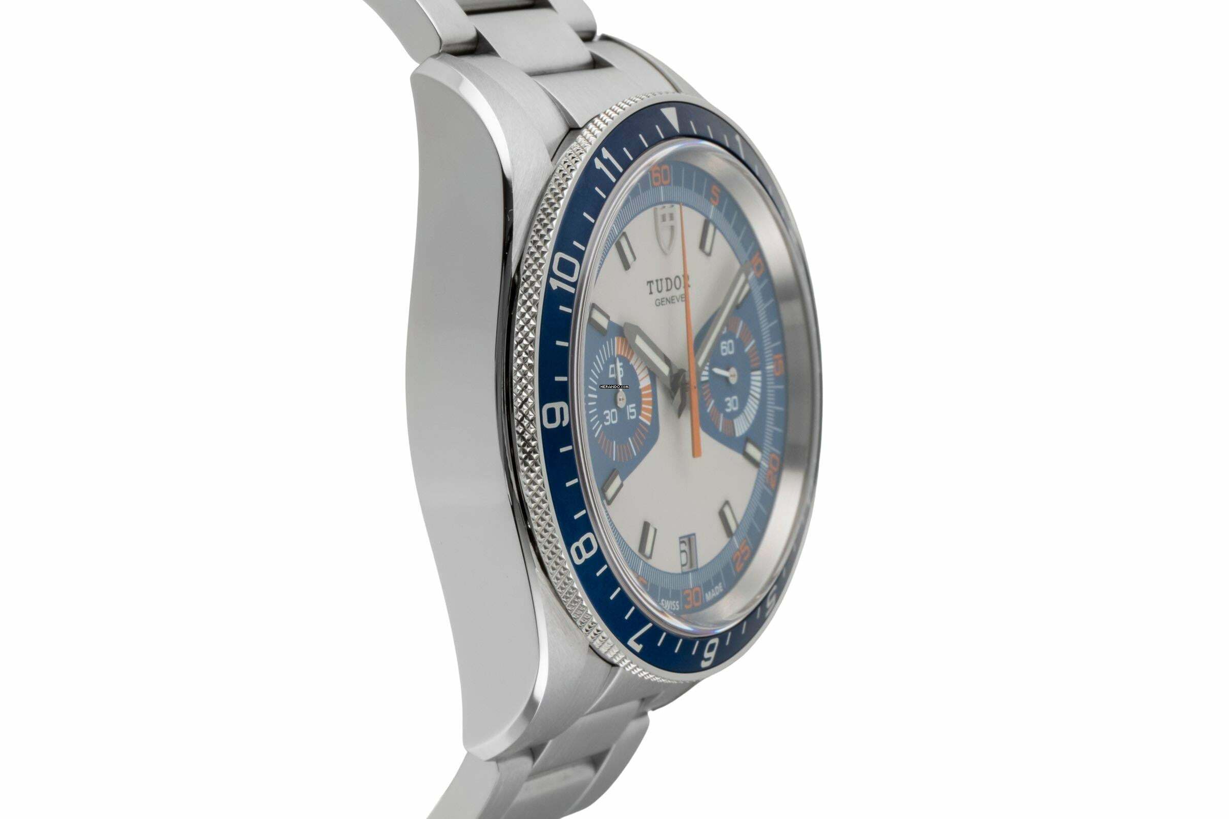 Thumbnail von Tudor Heritage Chrono Blue Chronograph Blue Automatik Edelstahl Ref. 70330B B&P 2022