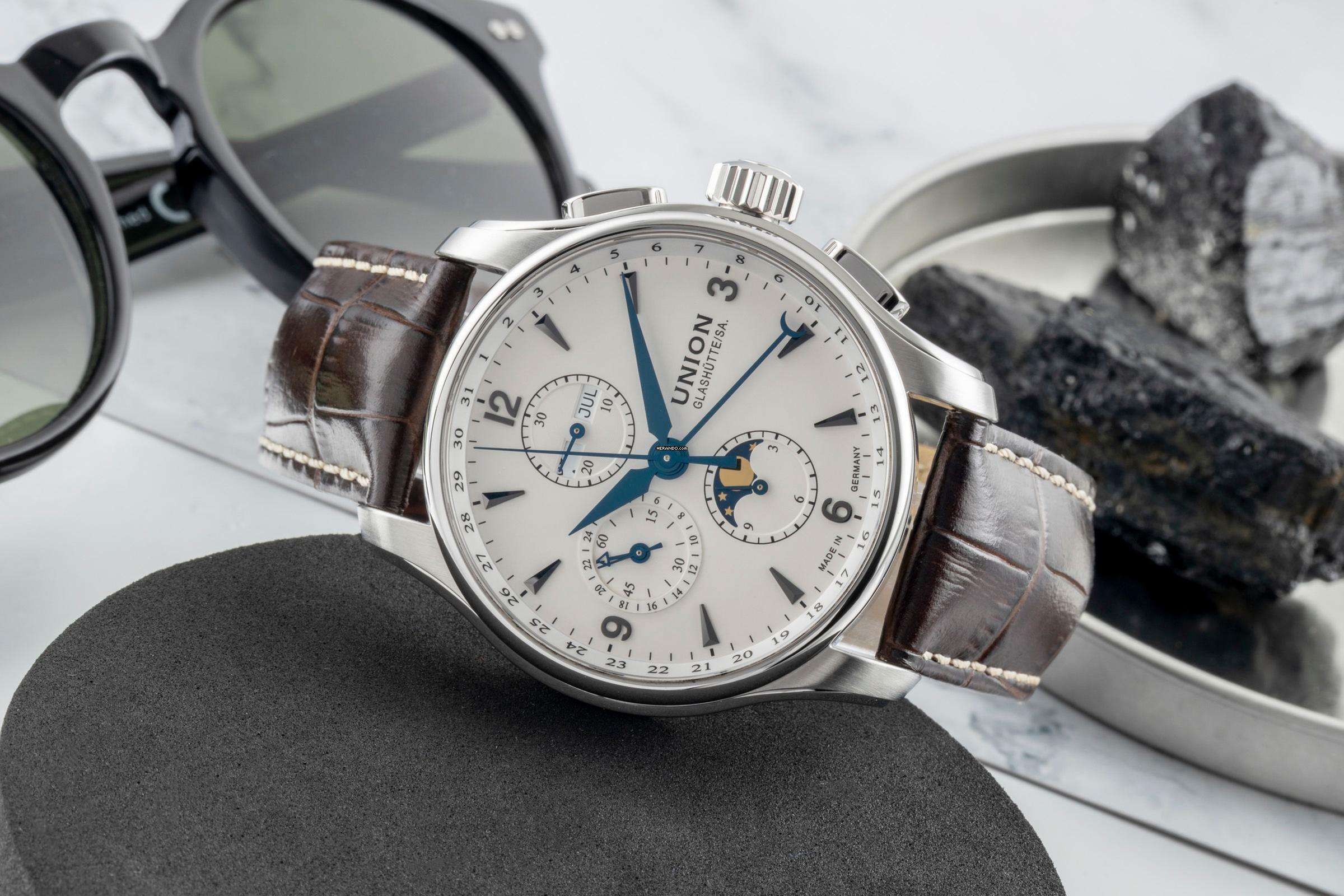 Thumbnail von Union Glashütte Belisar Chronograph Stahl Automatik Ref. D002.425.16.037.00 B&P