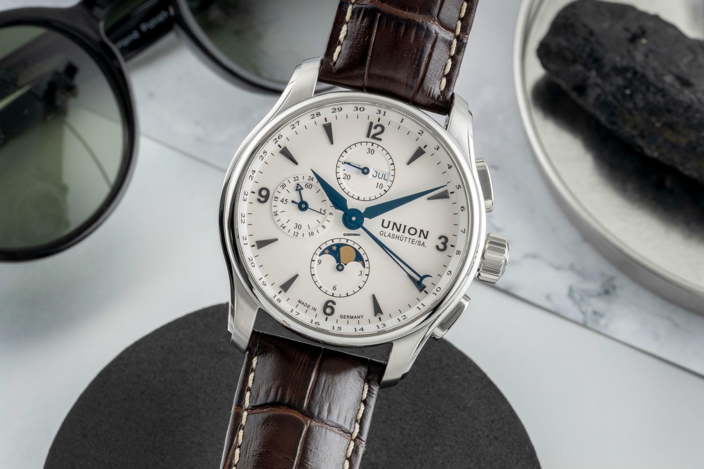Thumbnail von Union Glashütte Belisar Chronograph Stahl Automatik Ref. D002.425.16.037.00 B&P