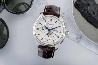 Thumbnail von Union Glashütte Belisar Chronograph Stahl Automatik Ref. D002.425.16.037.00 B&P