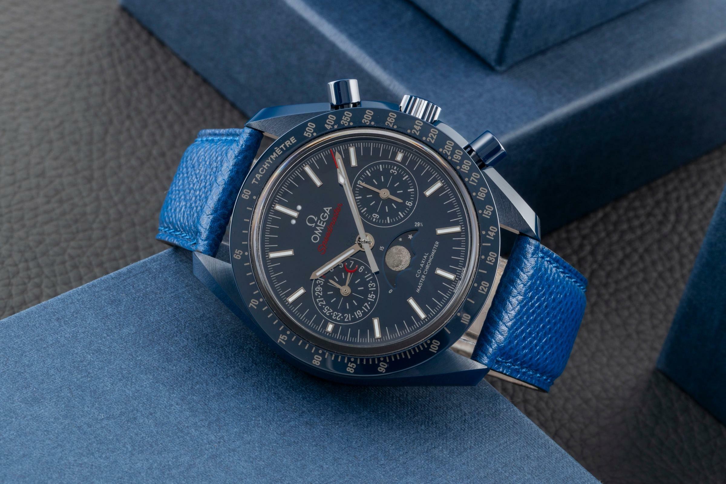 Thumbnail von Omega Speedmaster Moonphase Moonwatch Chronograph Keramik 304.93.44.52.03.001