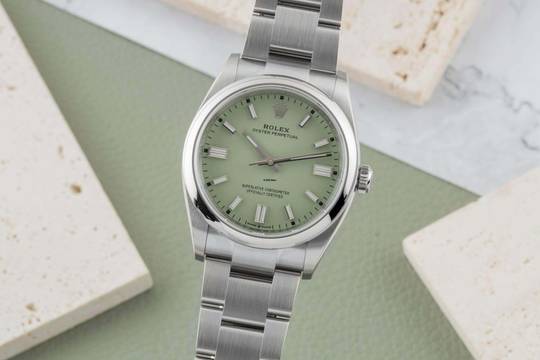  Rolex Oyster Perpetual 36 Pistachio Stahl Automatik Herrenuhr Ref. 126000 B&P 2026 