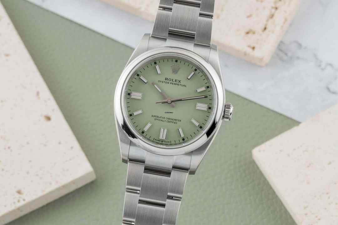  Rolex Oyster Perpetual 36 Pistachio Stahl Automatik Herrenuhr Ref. 126000 B&P 2026 