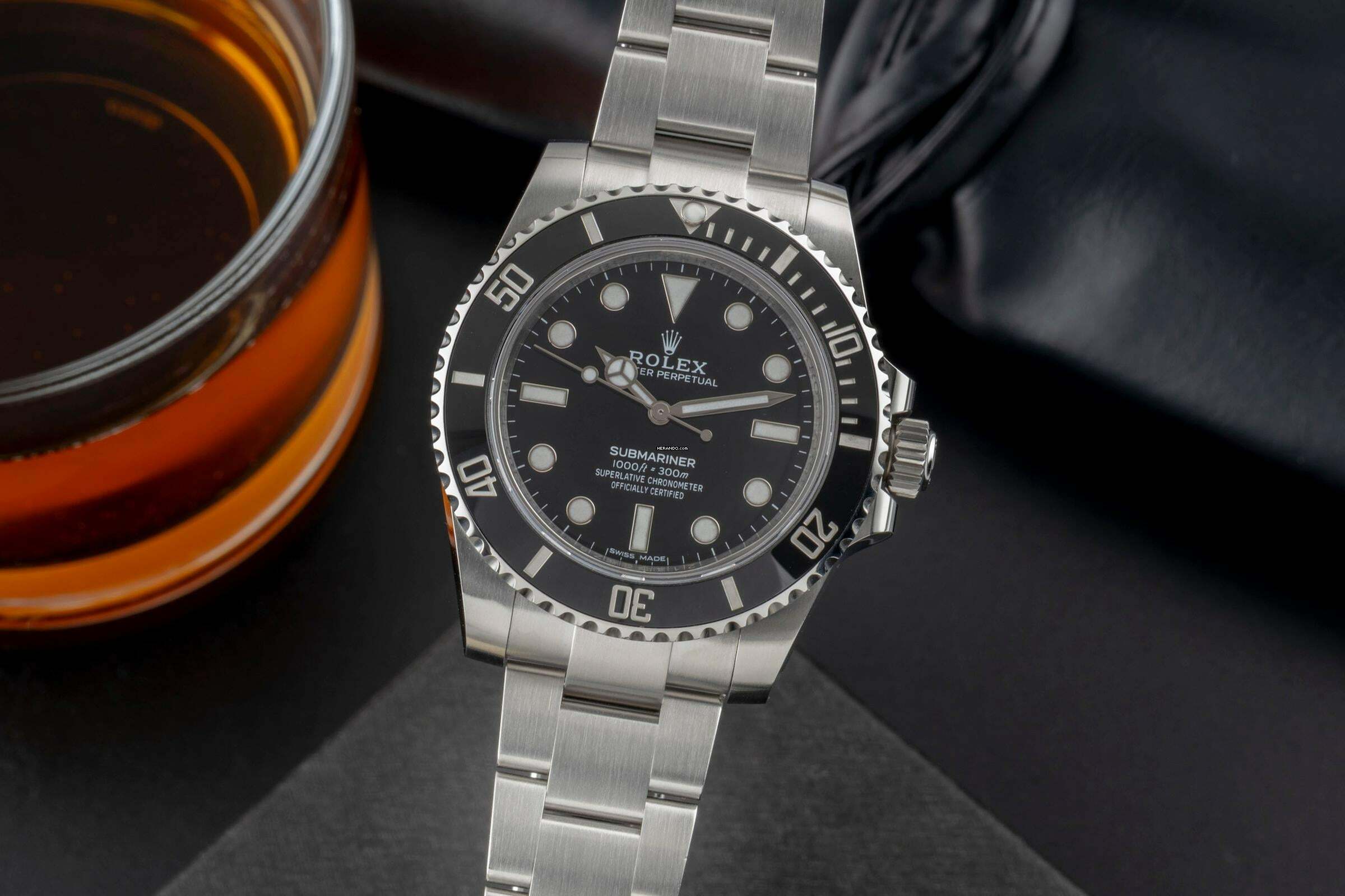  Rolex Submariner (No Date) Stahl Automatik Herrenuhr Ref. 114060 