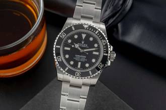Thumbnail von Rolex Submariner (No Date) Stahl Automatik Herrenuhr Ref. 114060