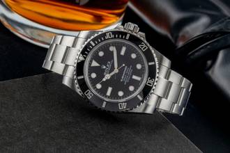 Thumbnail von Rolex Submariner (No Date) Stahl Automatik Herrenuhr Ref. 114060