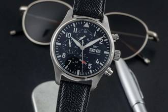 Thumbnail von IWC Fliegeruhr Chronograph Fliegerchronograph Chronograph Stahl Automatik Ref. IW378001 B&P 2023
