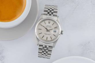 Thumbnail von Rolex Datejust 36 Stahl / Weissgold Automatik Herrenuhr Ref. 16014 Klassiker