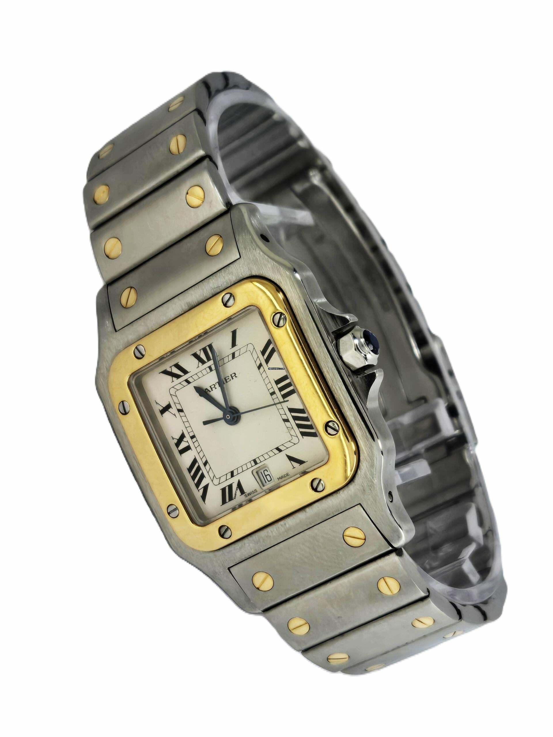 Thumbnail von Cartier Santos Galbée 29mm 18k Bezel