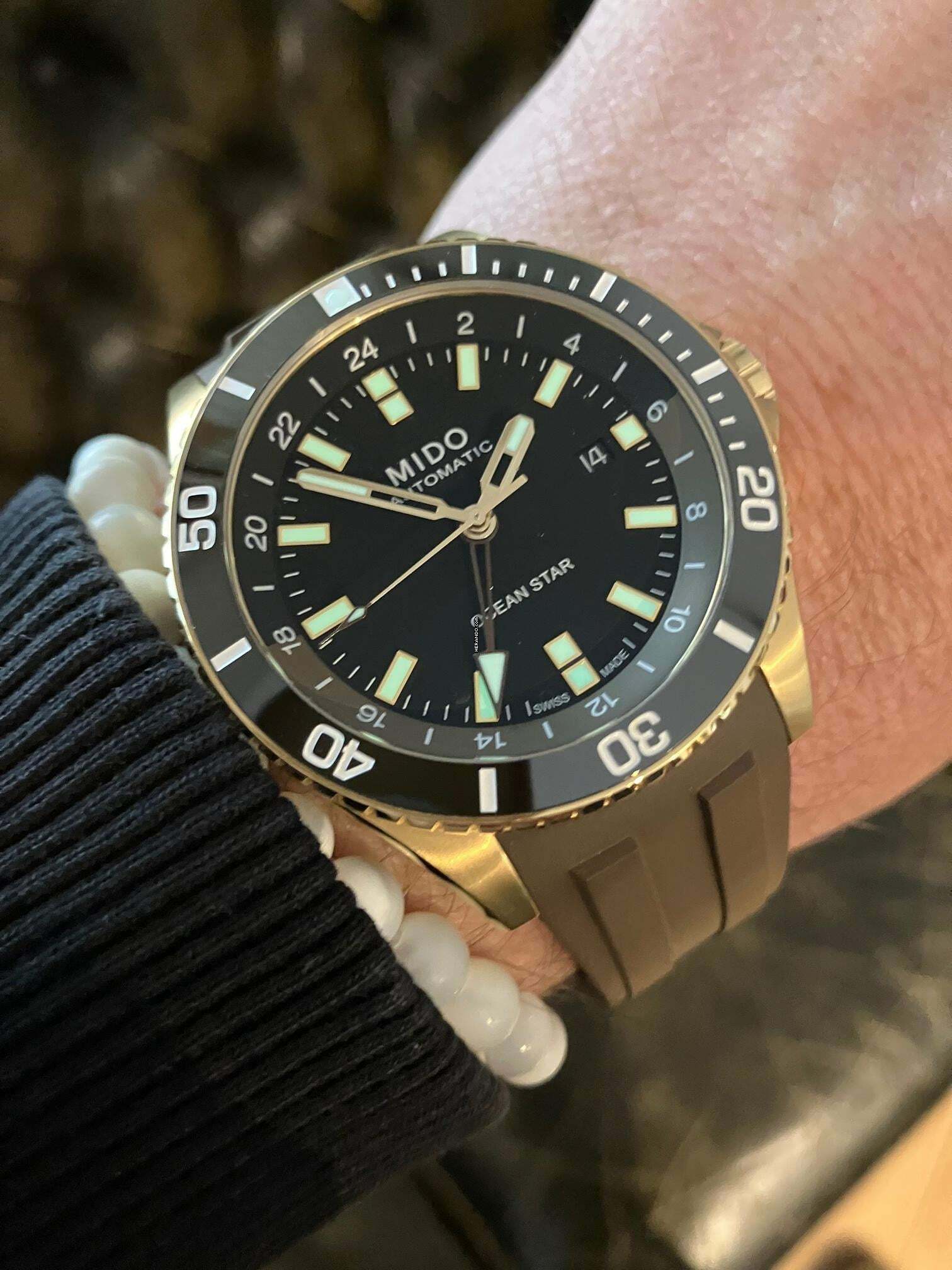 Thumbnail von Mido Ocean Star GMT Captain V / Full Set / 01-2026