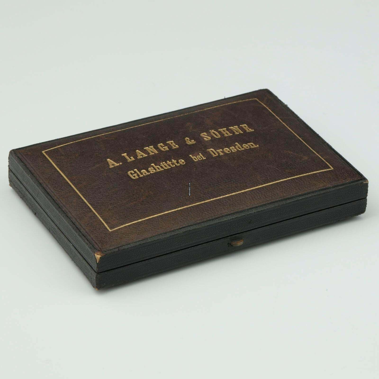 Thumbnail von A. Lange & Söhne Qualität 1A 18k Gold Taschenuhr-Original Etui und Zertifikat 1889 Diamant BOX und Museums Zertifikat