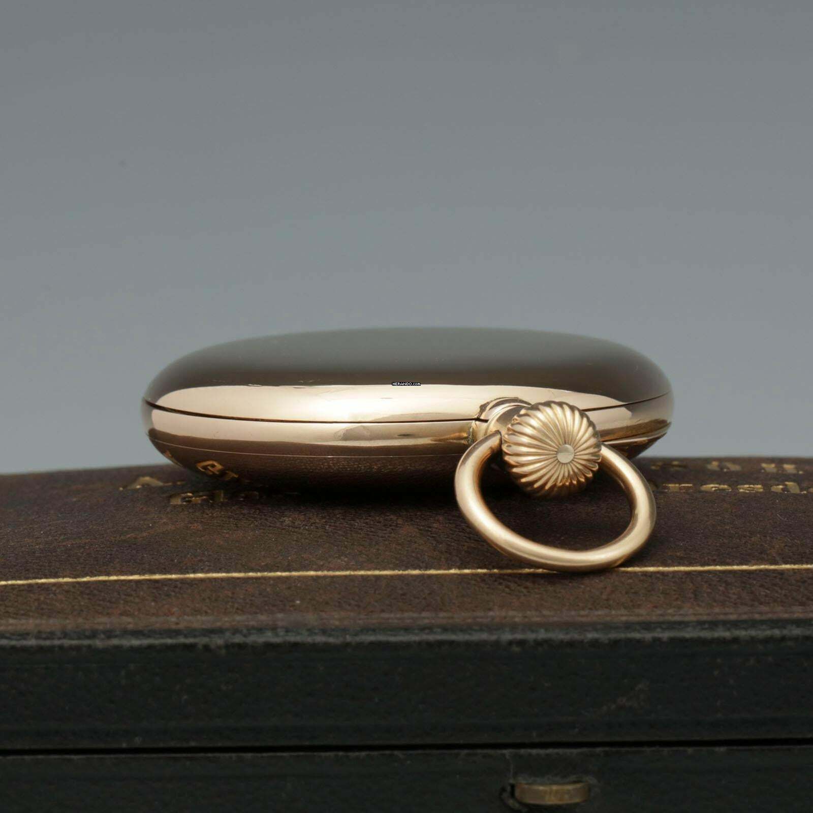 Thumbnail von A. Lange & Söhne Qualität 1A 18k Gold Taschenuhr-Original Etui und Zertifikat 1889 Diamant BOX und Museums Zertifikat