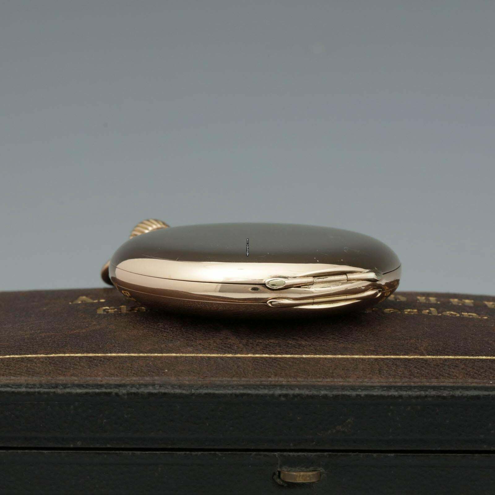 Thumbnail von A. Lange & Söhne Qualität 1A 18k Gold Taschenuhr-Original Etui und Zertifikat 1889 Diamant BOX und Museums Zertifikat