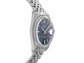 Thumbnail von Rolex Datejust 36 Ref.1601 1968 Box&Beschreibung sehr gut Vintage Datejust Stahl 18kt Weißgold open 6/9