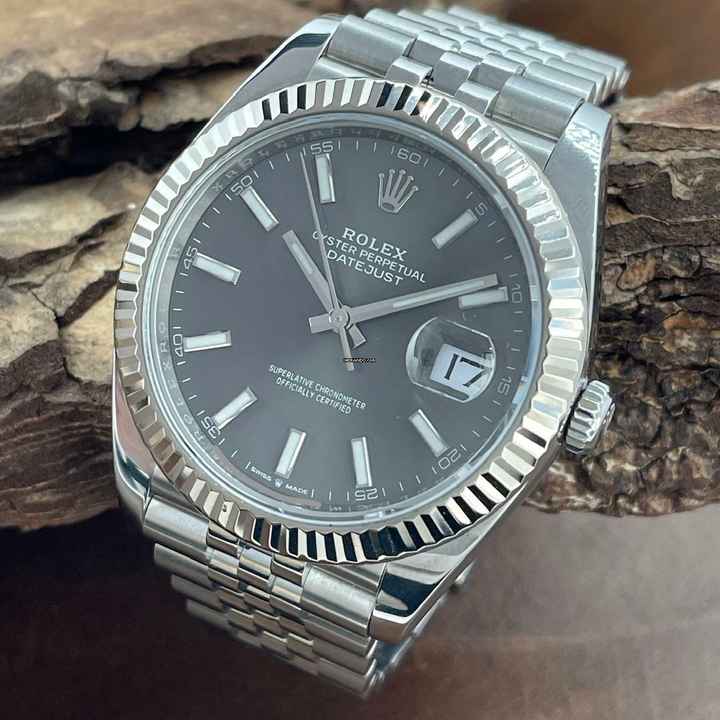  Rolex Datejust 41 Datejust 41 - Rhodium Grey - FULLSET 2021 - Ref. 126334 