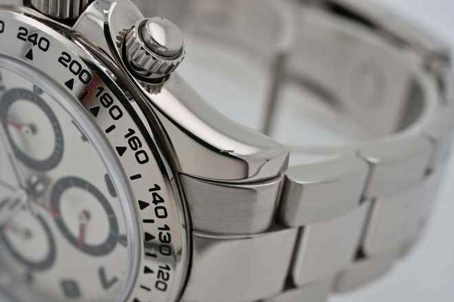  Rolex Daytona Cosmograph Racing Dial 18k WG White Gold Rehaut LC160 116509 
