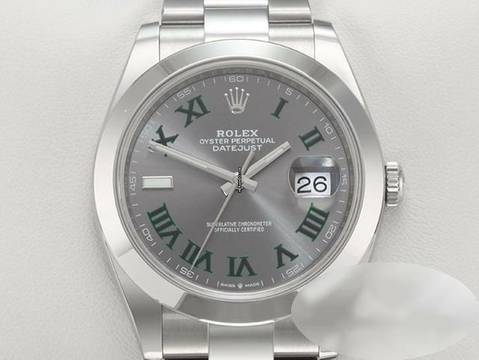  Rolex Datejust 41 41mm 126300 2025 Wimbledon Edelstahl Automatik Stahl Stainless Steel Oyster-band Chronometer 