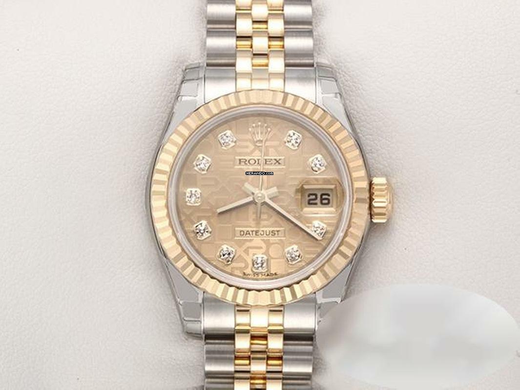  Rolex Lady-Datejust 179173 2011 Stahl Gelbgold 750 Diamant Automatik 