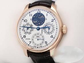 Thumbnail von IWC Portugieser Ewiger Kalender 150th Iw503405 2019 Rosegold Perpetual Calendar White Dial