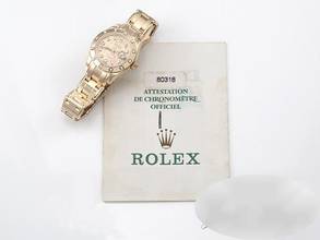Thumbnail von Rolex Pearlmaster 29mm 80318 2001 Gelbgold 750 Diamanten Automatik 18kt Yellow Gold Chronometer Oyster