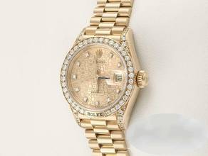 Thumbnail von Rolex Lady-Datejust Gelbgold 750 Diamanten Brillanten Automatik Gold Damen