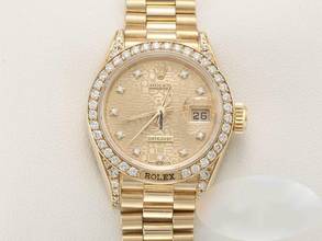 Thumbnail von Rolex Lady-Datejust Gelbgold 750 Diamanten Brillanten Automatik Gold Damen