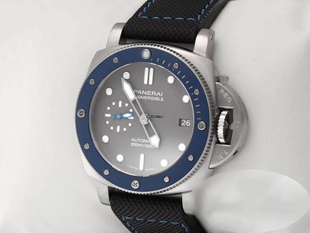 Thumbnail von Panerai Submersible 42mm Pam00959 2020 Edelstahl Automatik Wempe-service: 2025